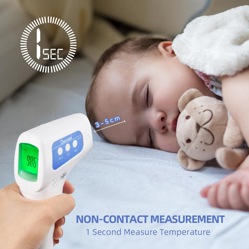 Berrcom Non Contact Forehead Thermometer Digital No-Touch Infrared Thermometer 3 in 1 for Adults and Kids Fever Check Thermometer Temperature Gun ...