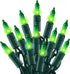 Dazzle Bright St. Patrick's Day Lights, 20FT 100 Count Incandescent Waterproof Mini String Lights Plug in, Connectable Christmas Decoration for In...