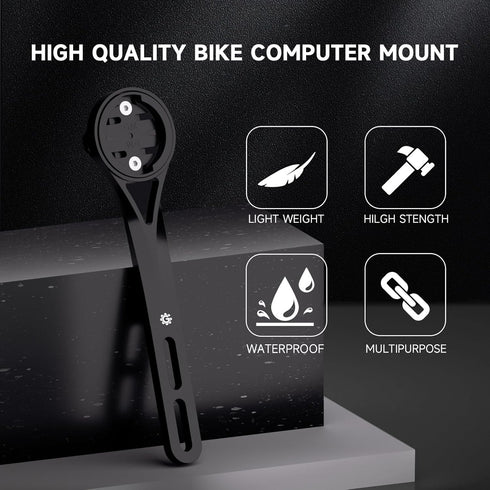 Aero Integrated Handlebar Bike Computer Mount for Wahoo Elemnt Garmin Edge Bryton Rider Stages Dash Hammerhead Cateye, for GoPro Action Camera and...