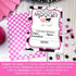 Heard the Moos Pink Cow-Themed Birthday Party Invitations for Kids, 20 5x7 Fill In Cards with Twenty White Envelopes by AmandaCreation...