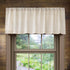 Valea Home Linen Valance for Kitchen Rod Pocket Rustic Farmhouse Crude Window Curtain Valances 18 inch Length for Bathroom Living Room, Natural, 1...