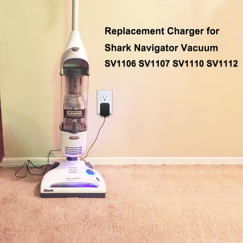 Vacuum Charger Compatible with Shark SV1106 SV1112 SV1107 SV1110 XBT1106N 14.4V Battery Navigator Freestyle Upright Cordless Stick Vacuum Replacem...