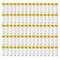 Eowpower 80pcs 5ml Flat Bottom Plastic Graduated Vial Tube with Screw Caps, Small Test Sample Bottles with Lid (Yellow)...