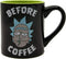 Silver Buffalo Rick and Morty Heads Line Up Ceramic Soup Mug, 24-Ounce...