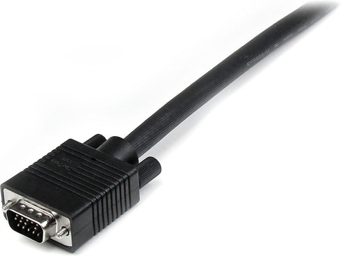 StarTech.com VGA to VGA Cable - 1 ft - HD15 M/M - Coax High Resolution - Computer Monitor Cable - Video Cable - VGA Monitor Cable (MXT101MMHQ1)...
