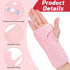 2 Pieces Carpal Tunnel Wrist Braces for Night Wrist Sleep Support Brace Wrist Splint Stabilizer and Hand Brace Cushioned to Help With Carpal Tunne...