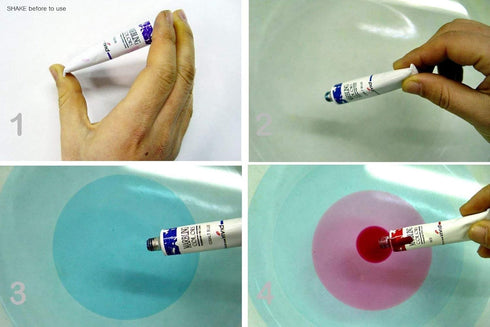 New Water Marbling Paint 12 Colors Tube Set / 12ml Marble kit...