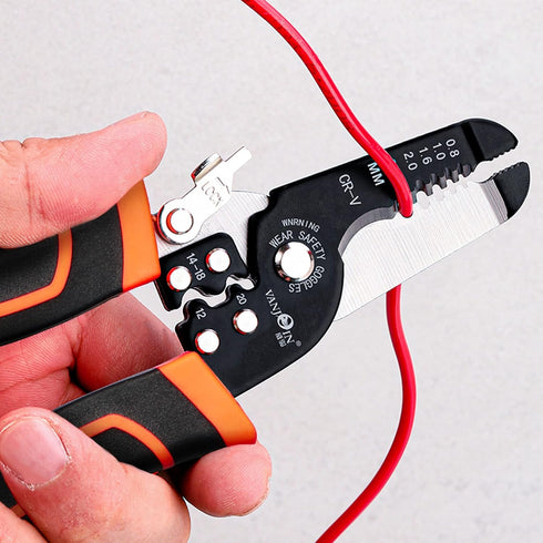 Wire Stripper with Cutter and Crimper, Professional Crimping/Stripping tool/Multi-Tool, twist/cutting/wire Hand Tool, Stripping for AWG 10-20(Wire...