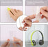 4 Pieces Headphone Hanger Headphone Hook Headset Holders Headphone Wall Mount with Adhesive Glues Headset Acrylic Holder Mount for General Purpose...