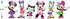 Just Play Disney Junior Minnie Mouse Mini Figure Heart Capsules 2-Pack, 2.5-inch Figurines, Pink, Kids Toys for Ages 3 Up...