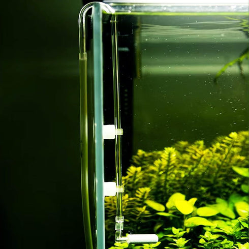 2X Acrylic U Shape Tube for Aquarium Air Pump Fish Tank Accessories Aquarium CO2 Diffuser Connector Tube...