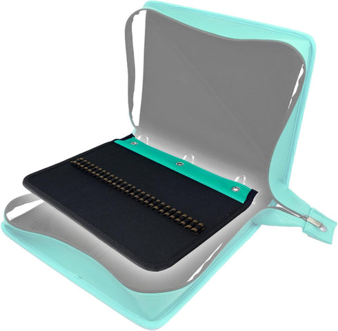 YOUSHARES 54 Slots Pencil Sleeve - Standard 3 Ring Binder Designed Pencil Page Compatible with 216 Slots Pencil Case for Watercolor Pencil, Gel Pe...
