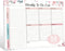 Weekly To Do List Notepad with 52 Undated Tear Off Sheets?8.5"×11") Weekly Desk Planner Pad with Spiral Binding for Women & Man, Work, School and ...