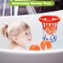 Bath Toys - Bathtub Basketball Hoop for Kids Toddlers - Bath Toys Shower Toys for Kids Ages 4-8,Suction Cup Basketball Hoop & 3 No Hole Balls Set ...