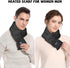 Electric Heated Scarf with Hat, Rechargable Portable Neck Heating Pad for Cramps Neck Pain Relief Cordless Heating Pad Thermal Neck Brace for Men ...