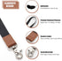 Lanyards for Keys, Black Keychain Long Lanyard for Women Men, Cute Neck Lanyard for ID Badges Wallet...