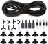 ALEGI 25 Feet 3/16 Inch Standard Aquarium Silicone Airline Tubing with Air Stones, Check Valves, Suction Cups and Connectors for Fish Tank, Hydrop...