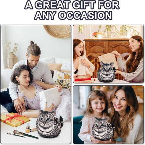 Drawstring Makeup Bag, Cute Cat Travel Makeup Bag Gifts for Women, Large Cosmetic Bag for Women, Makeup Bag Organizer, Makeup Pouch for Purse, Tra...