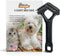 Mini-Rake V-Shape Double Row Rotating Teeth Demats and Grooms Dogs and Cats (Long Tooth Mini-Rake)...