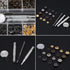40 Sets Snap Button, Metal Popper Button Press Studs Fastener 6 Color Clothing Snaps Kit for Leather Craft Tool with Storage Box(633#12MM)...