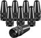 Black Presta Valve Cap, 8 Pack Aluminum Anodized Bike Valve Stem Caps Bicycle Tire Air Dust Stem Covers - Used On Presta/French Valves Bike Tire C...