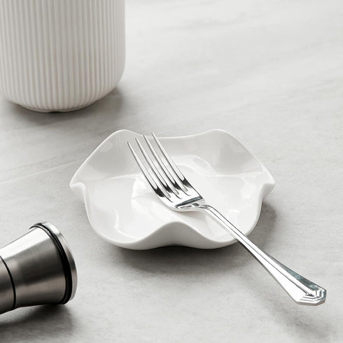 Mfacoy Spoon Rest for Stove Top, 5.3 Inch Ceramic Spoon Holder for Kitchen Counter, Coffee Spoon Holder, Cooking Utensil Rest for Spoons, Ladles, ...