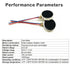 20PCS Vibration Motor DC3V 12000rpm Mini Vibration Motor Vibrating Motor for Cell Phone Electronic Device Repair Single Board Computers Project Cl...