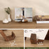 Plate Display Stand, 4 Inch Plate Holder for Displaying, Decorative Picture Frame Dish Photo Plaque Platter Wood Stand...