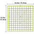 UOOU Quilting Ruler(12.5"X12.5"), Square Quilting Rulers Fabric Cutting Ruler Acrylic Quilters Rulers Clear Mark for Easy Precision Cutting and Cr...