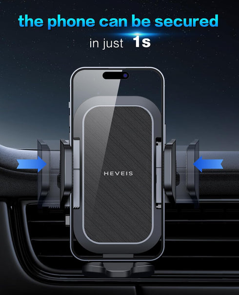 Phone Holder Car,Upgraded Metal Hook Clip Car Phone Holder for Car Vent,Thick Cases Friendly Cell Phone Holder Car,Suitable for Most Smartphones D...