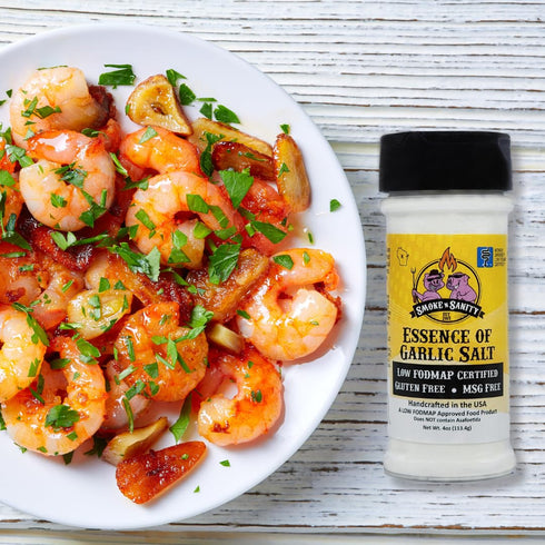 Smoke n Sanity Essence of Garlic Salt - Monash Certified Low FODMAP - Contains No Onion - Certified Gluten Free - Certified Kosher - Dairy Free Lo...