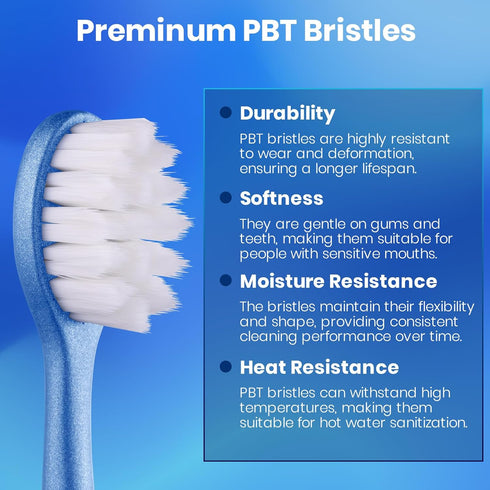 8812 Extra Soft Toothbrushes for Adults, with 10000+ Bristles, for Sensitive Teeth and Gum Recession (Full Head, 6 Count)...