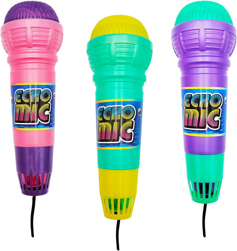 The Dreidel Company Echo Microphone in, Fun Play Toys, 10" Inches (6-Pack)...