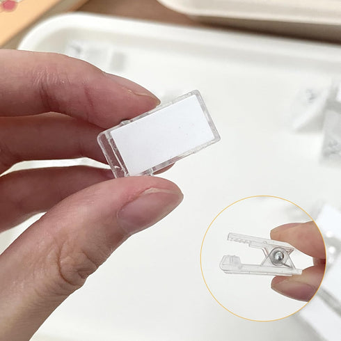 30pcs Transparent Self Adhesive Clips - Ideal for Wall Tapestry, Photo, and Poster Hanging...