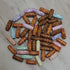 52PCS Dreadlocks Beads Imitation Wood Dread Jewerly Hair Tube Beads Accessories For Braids Twists Locs Mixed Color DIY Craft Barrel Beads Clips...