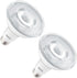 Sunco Lighting - 2 Pack Dusk to Dawn Light Bulbs Flood Light Outdoor PAR30 LED Photocell Sensor 11W=75W, 5000K Daylight, 850 LM, IP65 Waterproof, ...