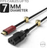 Cable Anchors for Desk Organization Gold | Premium Aluminum Cord Organizers | Charger + Cable Management Clips for Home & Office | Stylish, Sturdy...