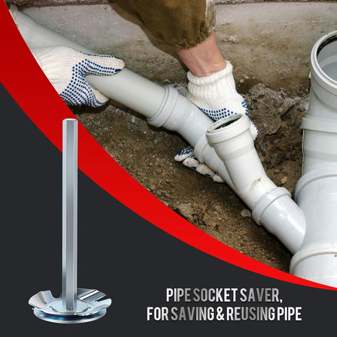 Enhon Plumbing PVC Pipe Reamer, Pipe Fitting Tools for 1/2" Speed Power Drill, Pipe Reamer PVC Fitting Saver for Removing Hub, Pipe Reamer Tool In...