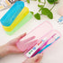 4PCS Plastic Toothpaste Toothbrush Holder Box Case Container Organizer for Travel Colour Random...