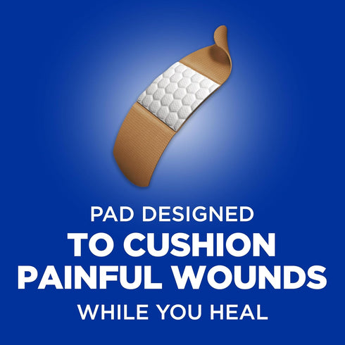 Band-Aid Brand Flexible Fabric Adhesive Bandages, Comfortable Flexible Protection & Wound Care of Minor Cuts & Scrapes, Quilt-Aid Technology to Cu...