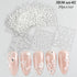 30 Pcs Flower Nail Art Stickers Spring Nail Stickers 5D Embossed White Floral Nail Decals with Glitter Designs Self Adhesive Nail Supplies for Wom...