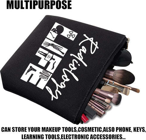 Radiology Life Makeup Bag Radiology Tech Cosmetic Bag Radiology Technician Radiology Gifts Future X-Ray Tech Graduation Gift...