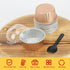 Jumbo 5oz Aluminum Foil Cupcake Liners with Lids 50 Pack,Free-Air Disposable Ramekins Muffin Tin,Mini Cake Baking Pans Muffin Cups,Mini Cupcake Pa...