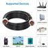 KMR240 N Male to N Male Cable 15ft,Low Loss N Type Cable N Male Cable N Coax Jumper Cable, 50 Ohm Coax Extension Cable with N Male Connector...