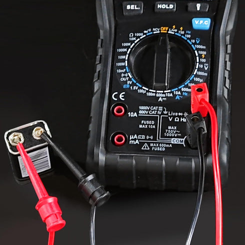Goupchn Multimeter Test Leads Kit with Alligator Clips Banana Plug to Test Hook Clips Wire Replaceable Precision Sharp Probes Set for Multimeter E...