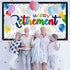 Colorful Retirement Banner Giant Backdrop for Retirement Party Supplies...