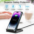 20W Fast Wireless Charger,Wireless Charging Stand Compatible with iPhone 15,15 Pro,14,13,12,11 Series/X/XS/XR/8, Phone Charger for Galaxy S24/S23/...