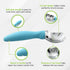 Spring Chef Ice Cream Scoop with Soft Grip Handle, Professional Heavy Duty Sturdy Scooper, Premium Kitchen Tool for Cookie Dough, Gelato, Sorbet, ...
