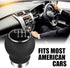 Universal Shift Knob 6 Speed Manual Gearbox Shift Knobs Fit for Most Car Transport Vehicles?Round Head R Up?...
