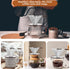 Pour Over Coffee Dripper?Reusable Stainless Steel Drip Cone Coffee Filter, Update Double Ultra Fine Micro Mesh Filter, Professional Paperless Drip...
